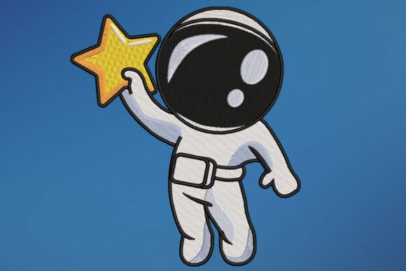 Astronaut Embroidery Design Review for Brands
