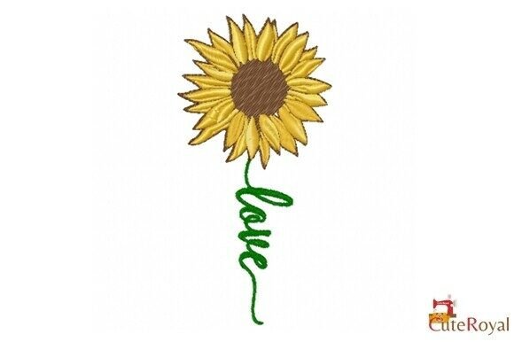 Love Sunflower Embroidery Design Review
